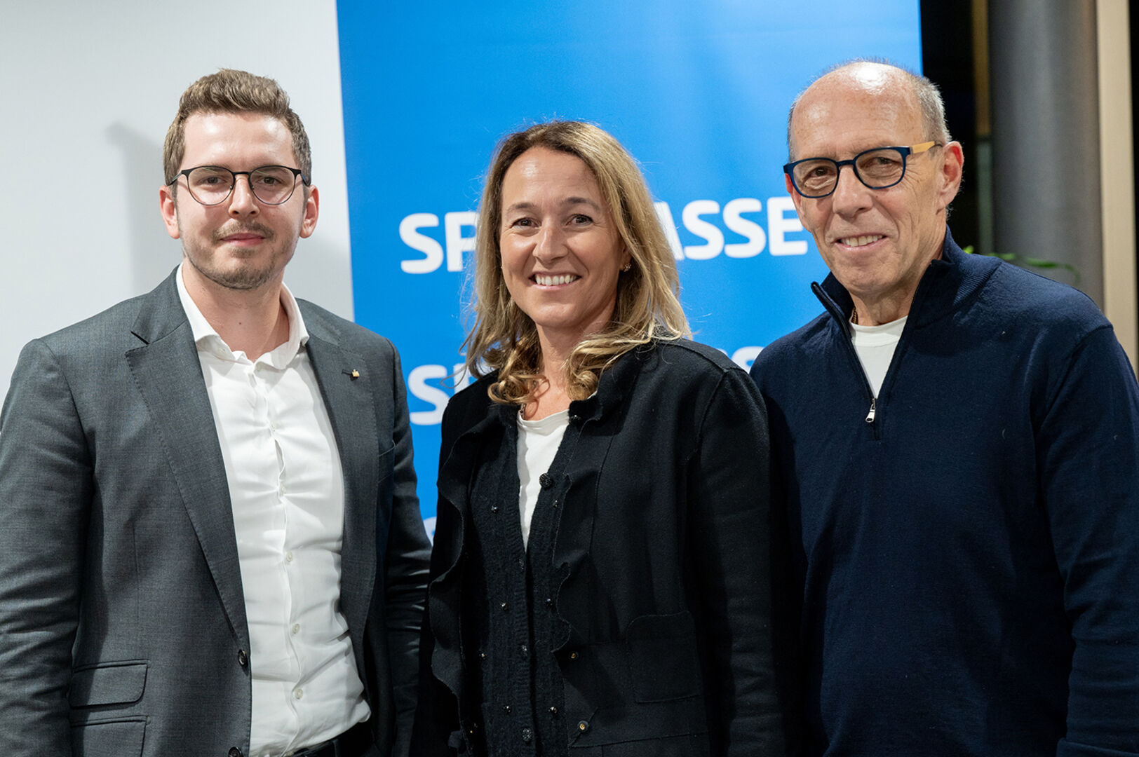 Tobias Schwendinger (Sparkasse Bregenz), Judith Reichart (Kulturservice Bregenz), Kultur StR. Michael Rauth (v. li.)