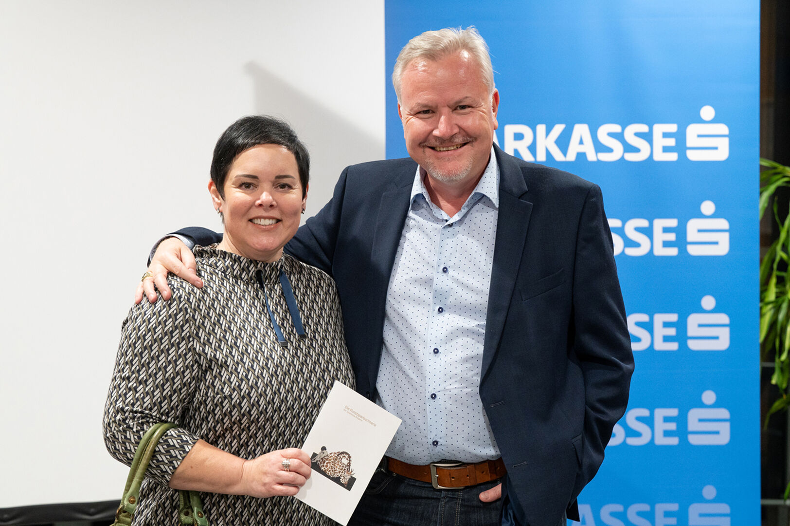 Corina Egger (I+R Gruppe) und Tomas Gürtel (Lauterach)