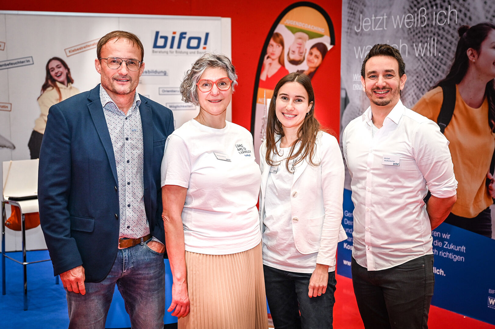 BIFO Team: Gerd Sauerwein, Martina Lehner, Lea Hirschauer und Michael Weißenbacher (v. li.)