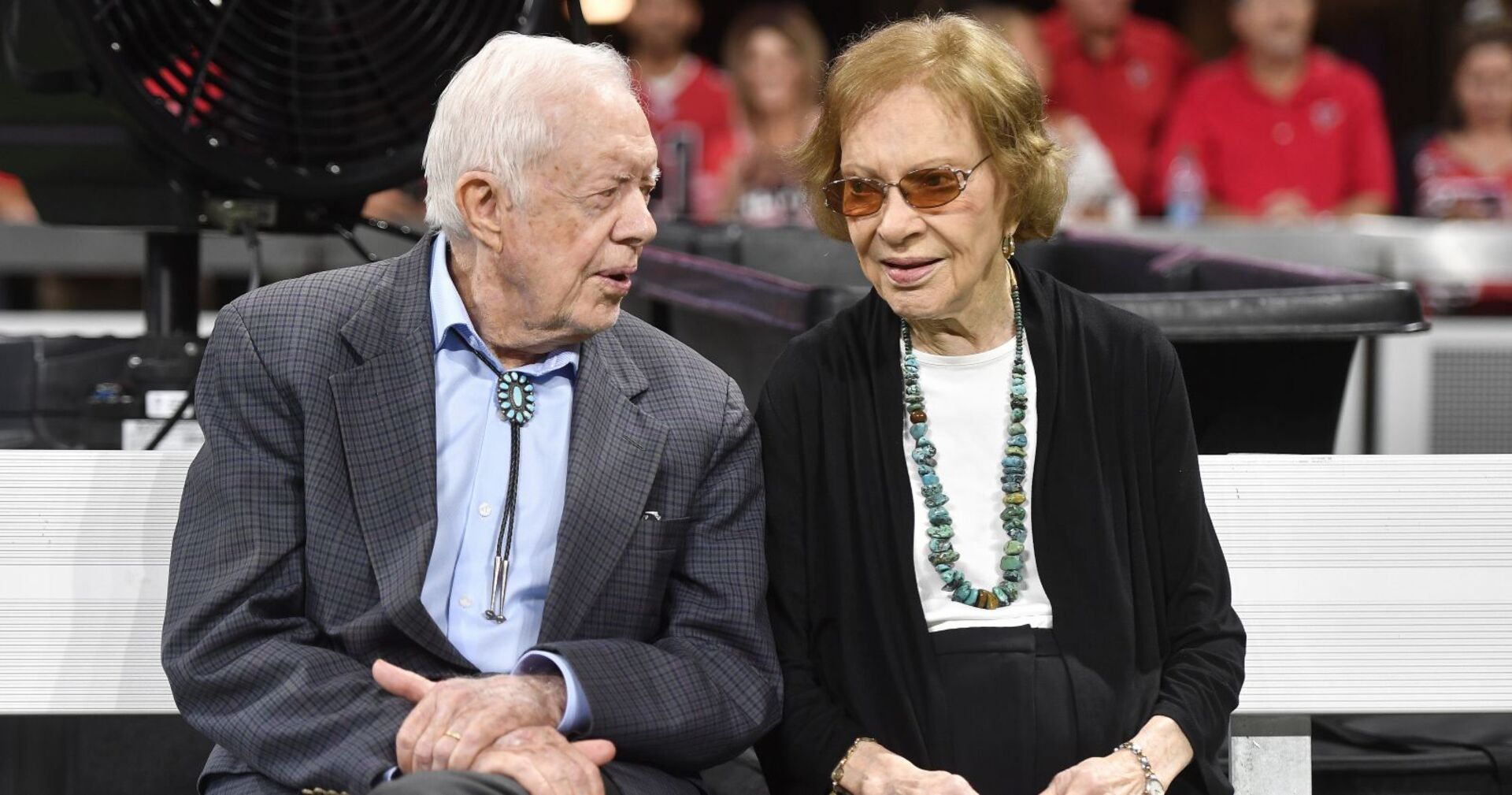Jimmy und Rosalyn Carter im Jahr 2018.