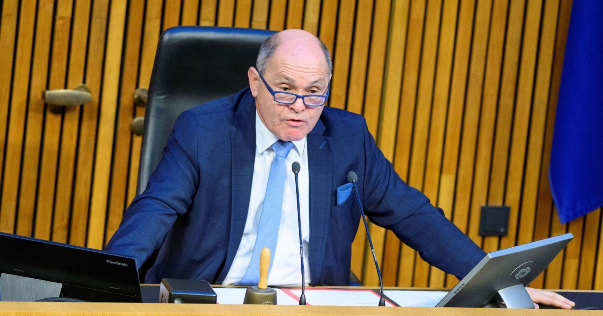 Nationalratspräsident Wolfgang Sobotka im Parlament