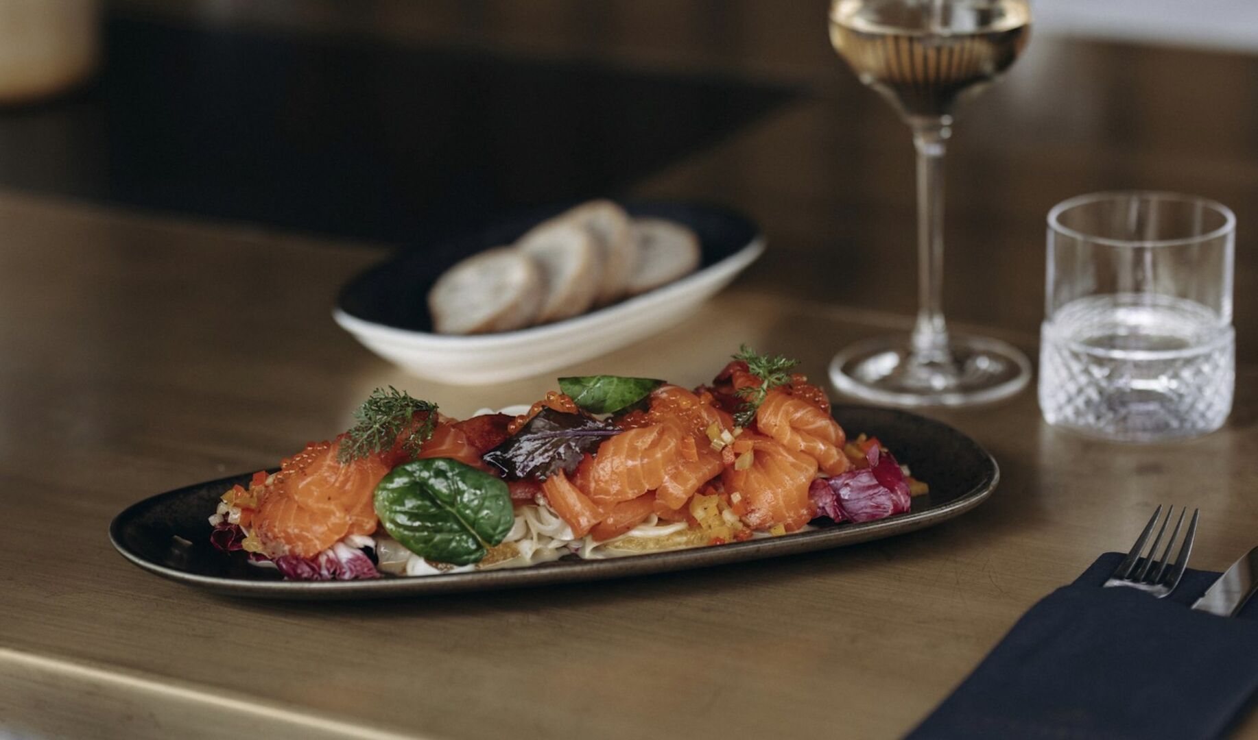 Schön angerichteter Teller