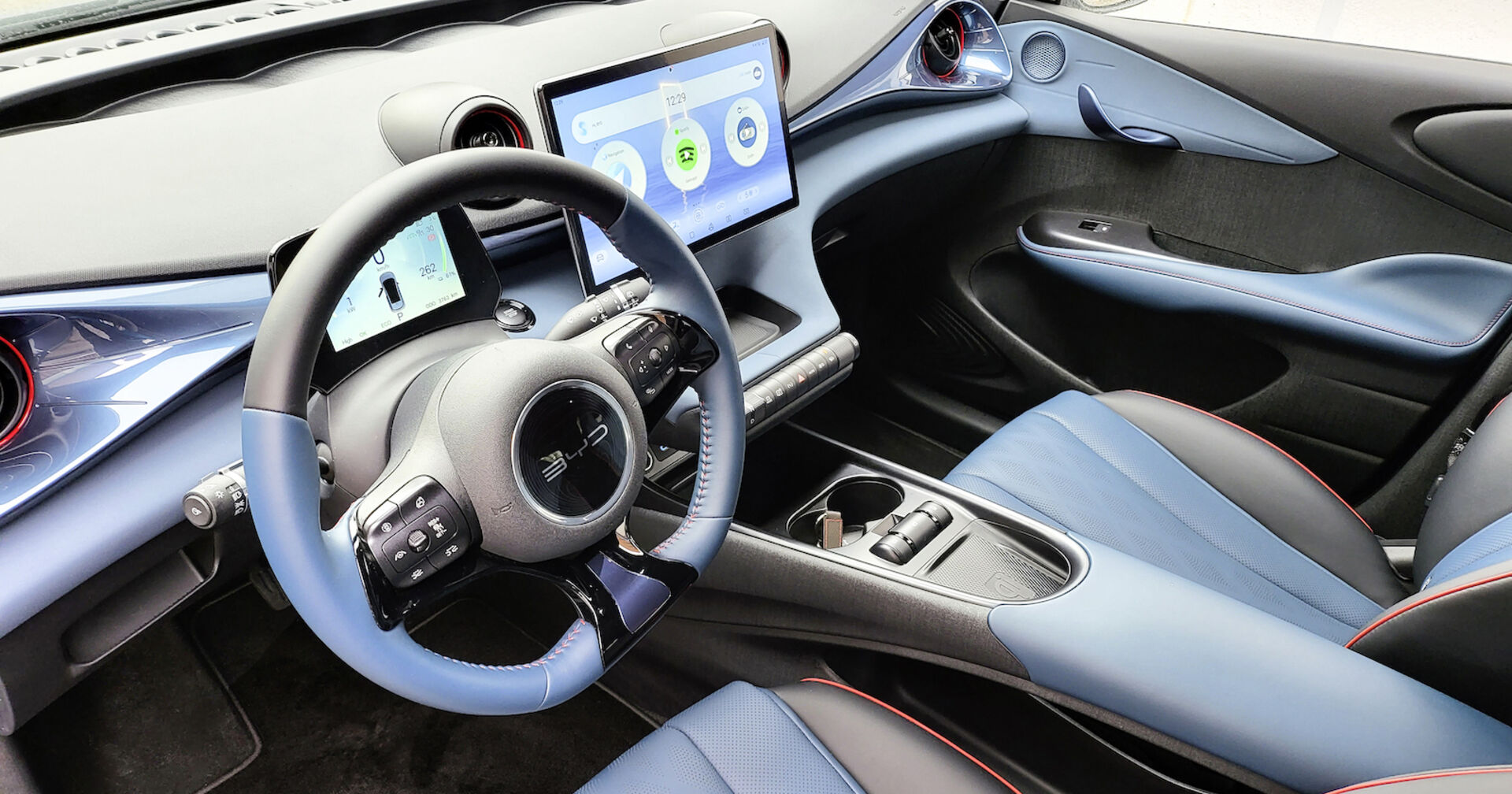 Das Cockpit des BYD Dolphin