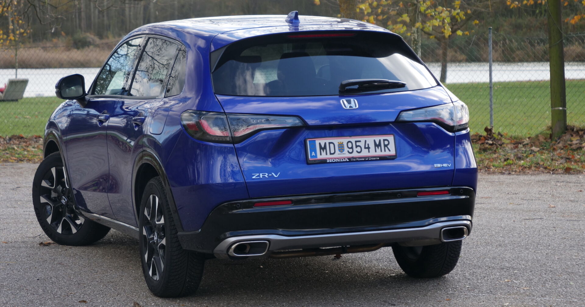 Heckansicht des Honda Z-RV am Steyregger Badesee