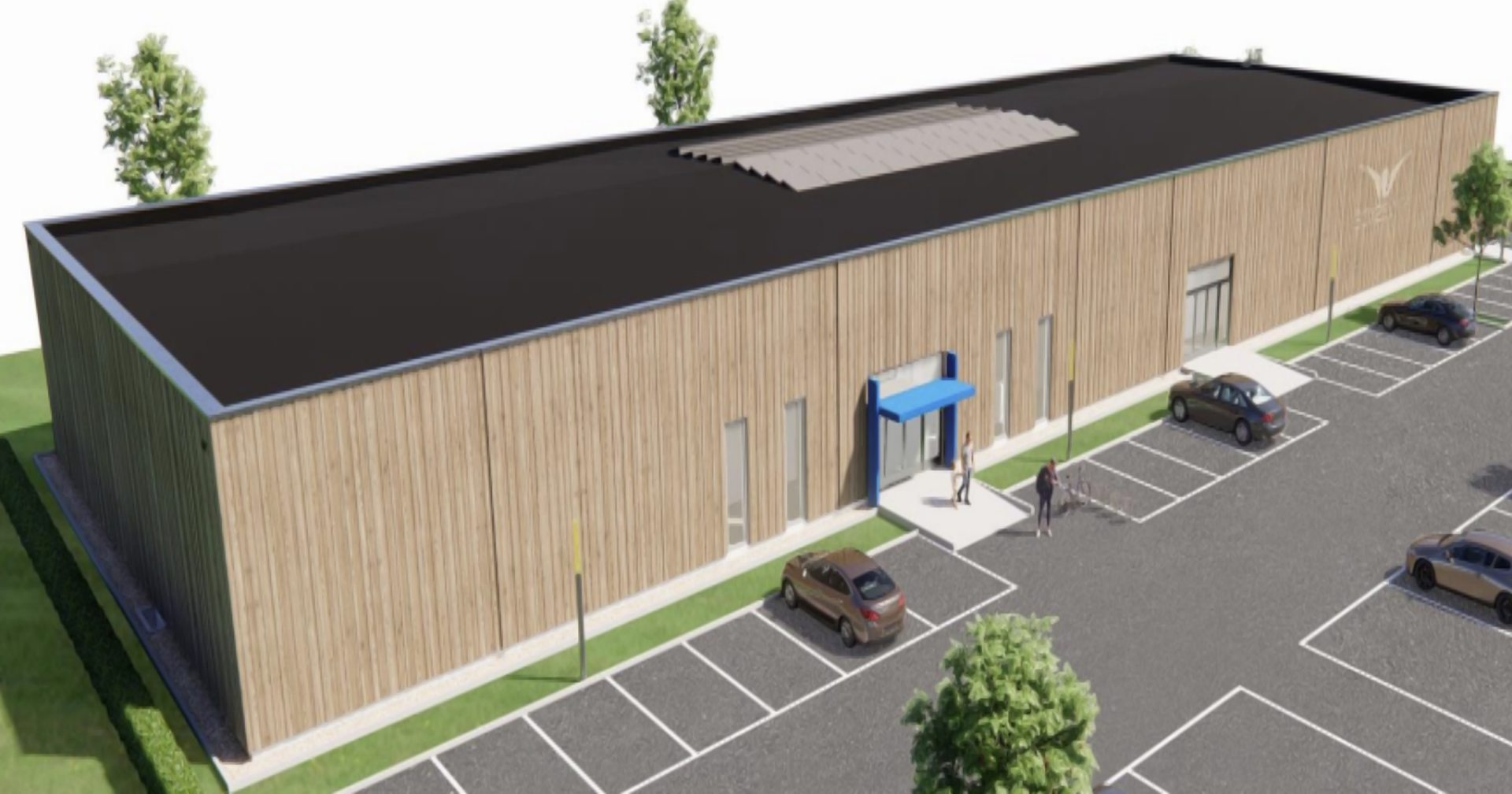 Das neue Hallenbad könnte in Leichtbauweise errichtet werden.