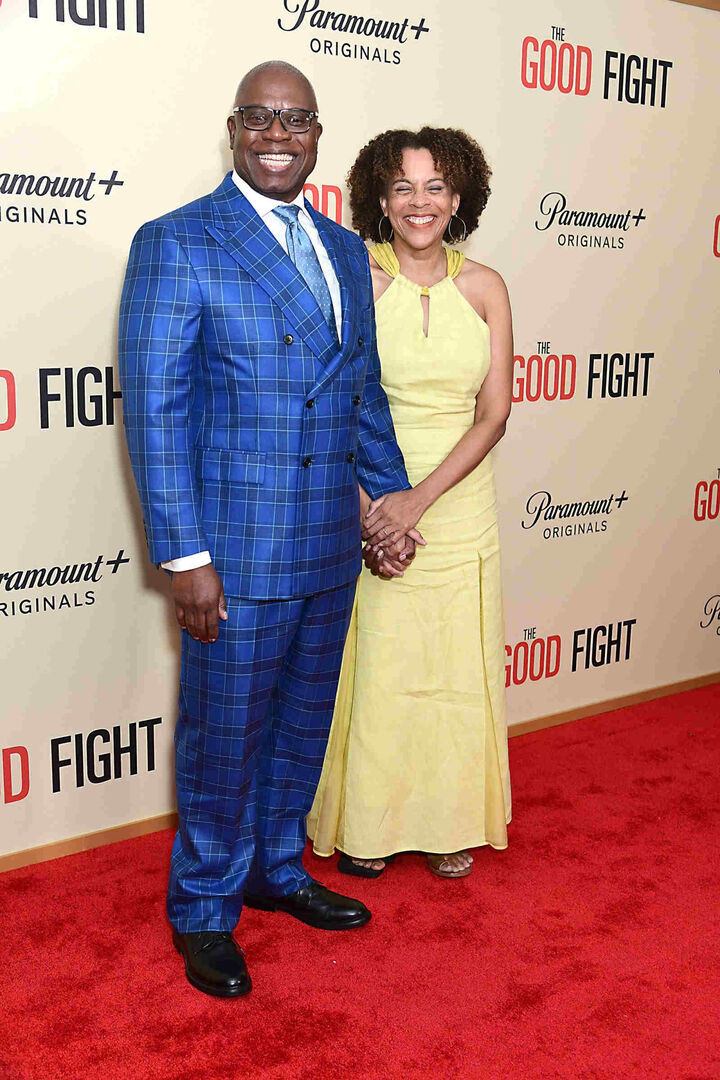 Andre Braugher mit seiner Frau Ami Brabson auf dem roten Teppich.