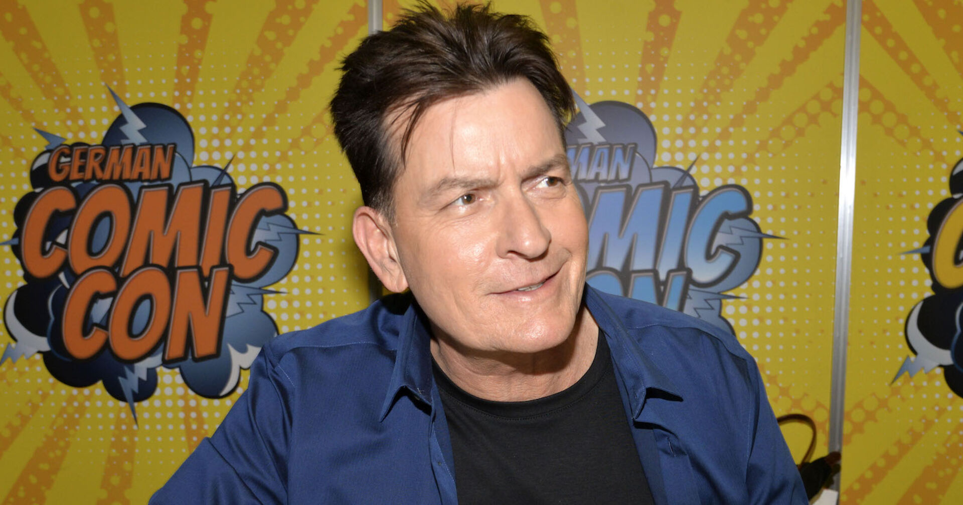 Charlie Sheen bei der Comic Con.