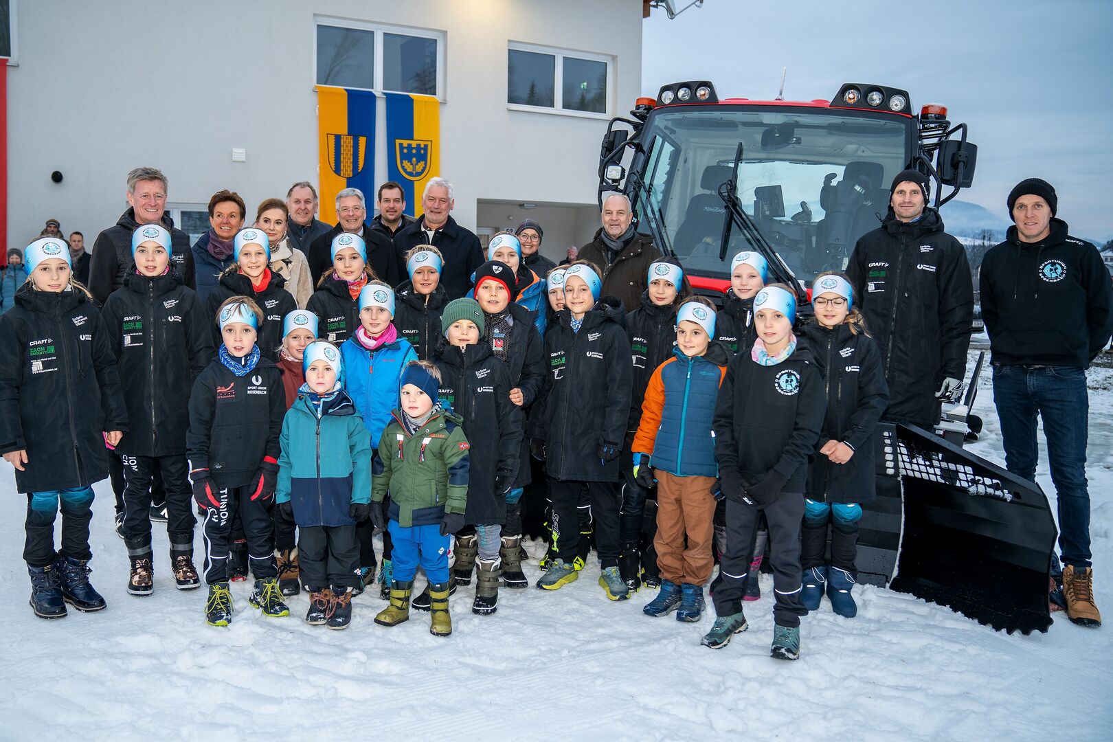 Übergabe des neues Pistengeräts