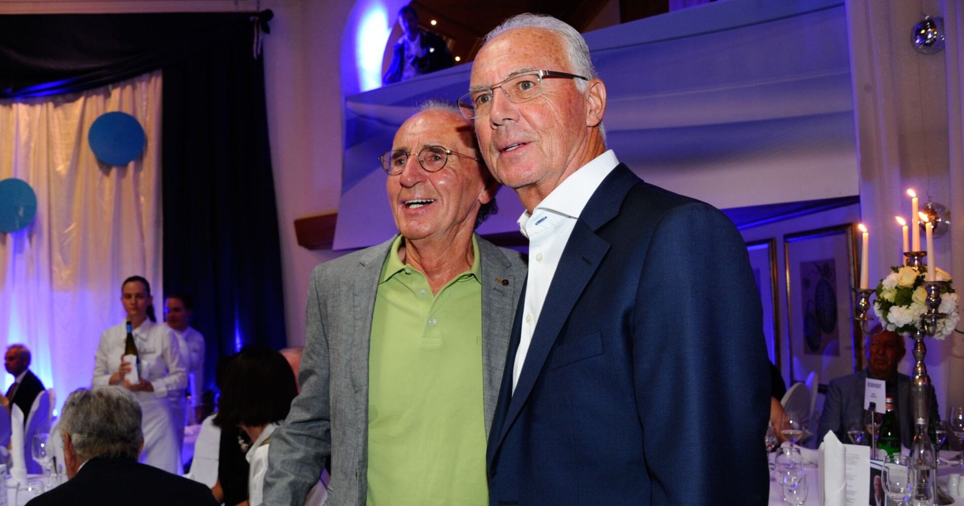 Franz und Walter Beckenbauer bei einem Event im Jahr 2016.