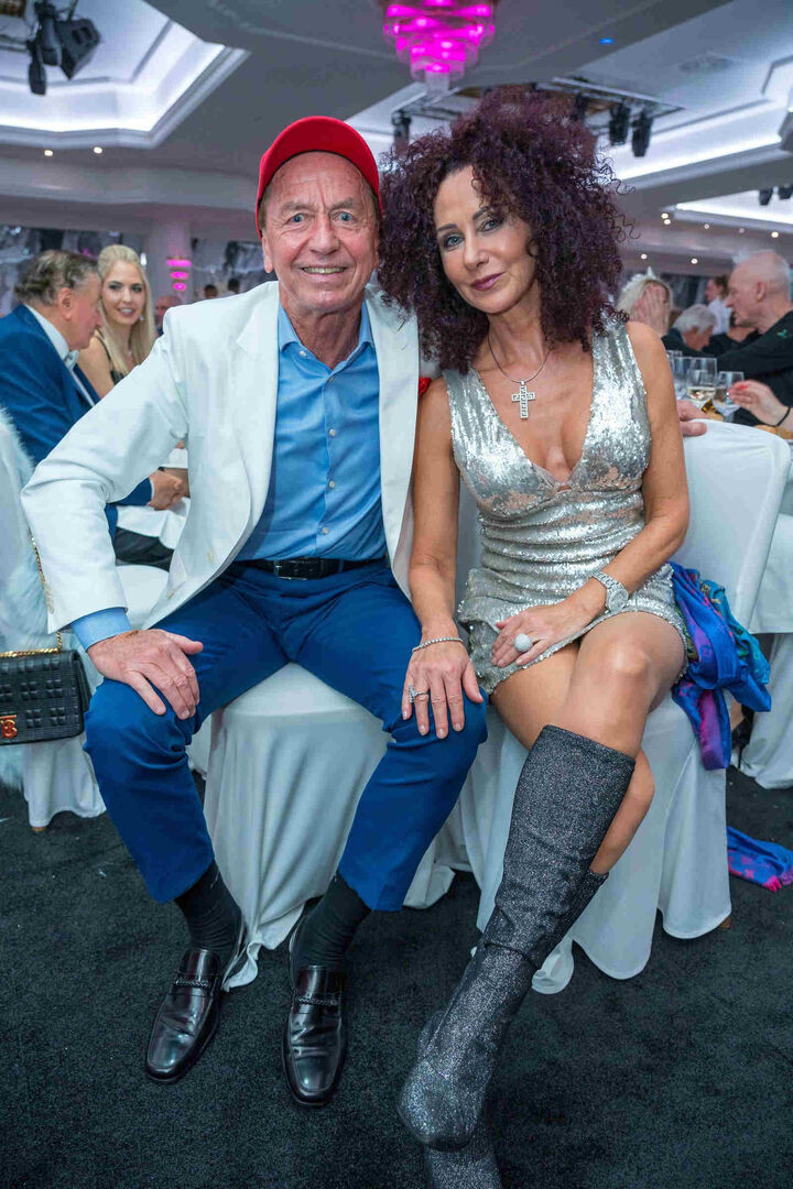 Heribert Kasper und Christina Lugner bei einem Event.