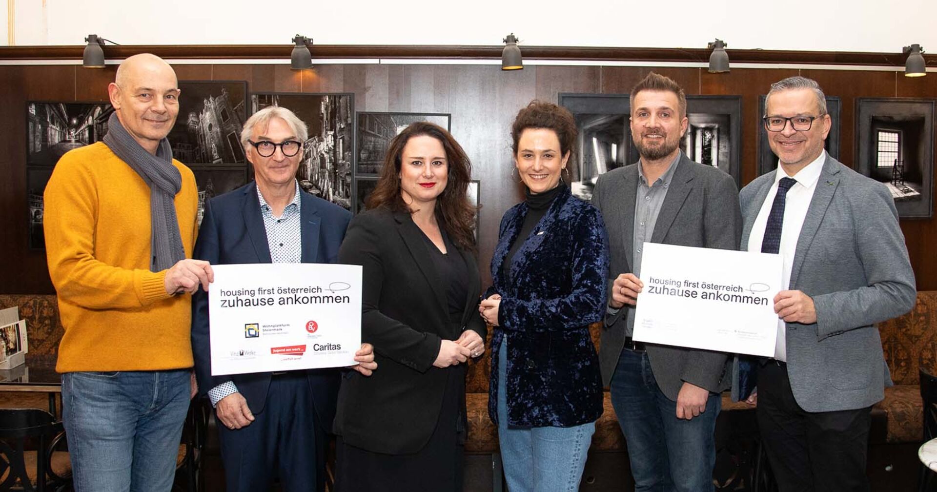 Pressekonferenz in Graz zum Thema &quot;housing first österreich&quot;
