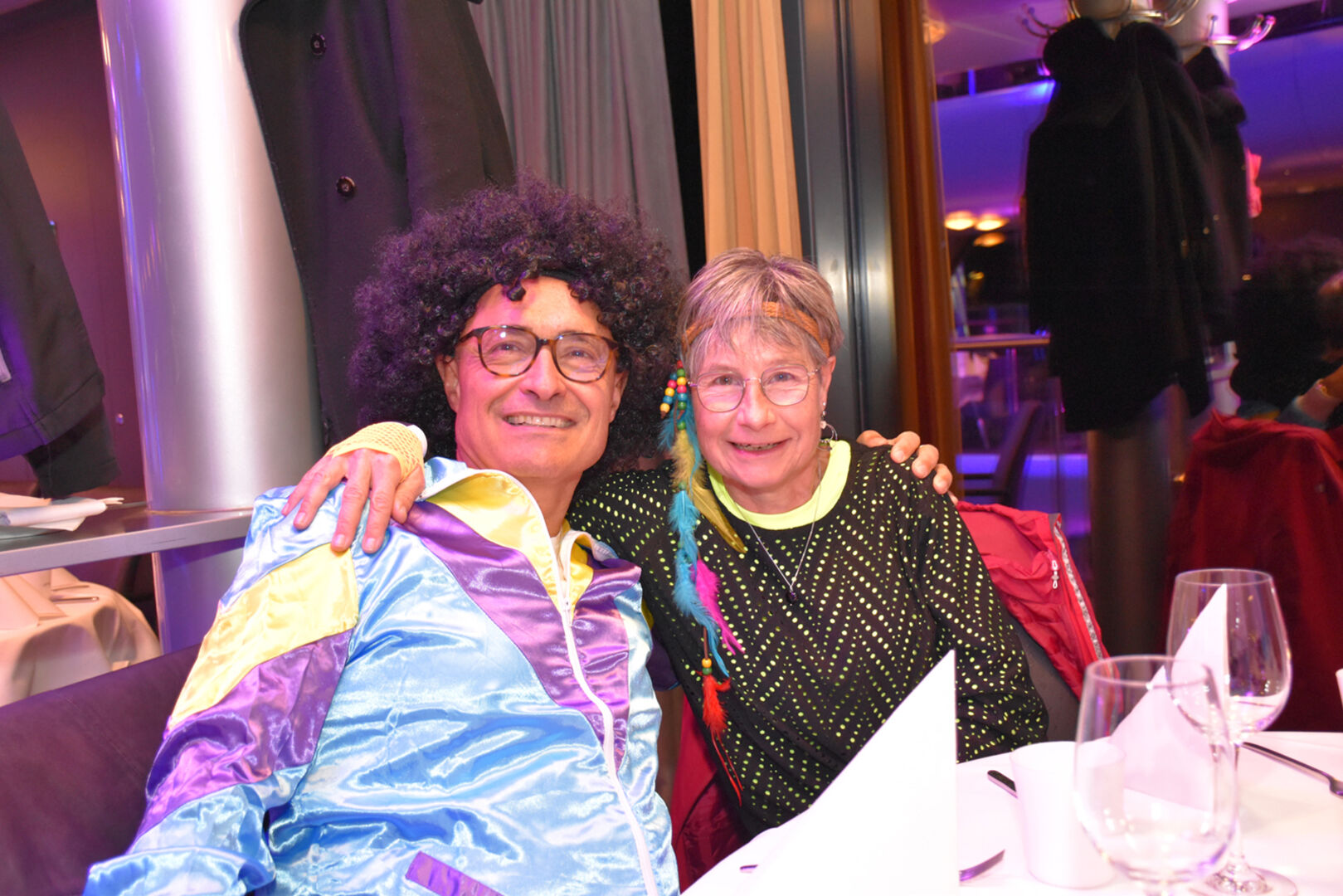 Full Moon Night-Fans Ivan Moschini und Eveline Fischer (Chur)