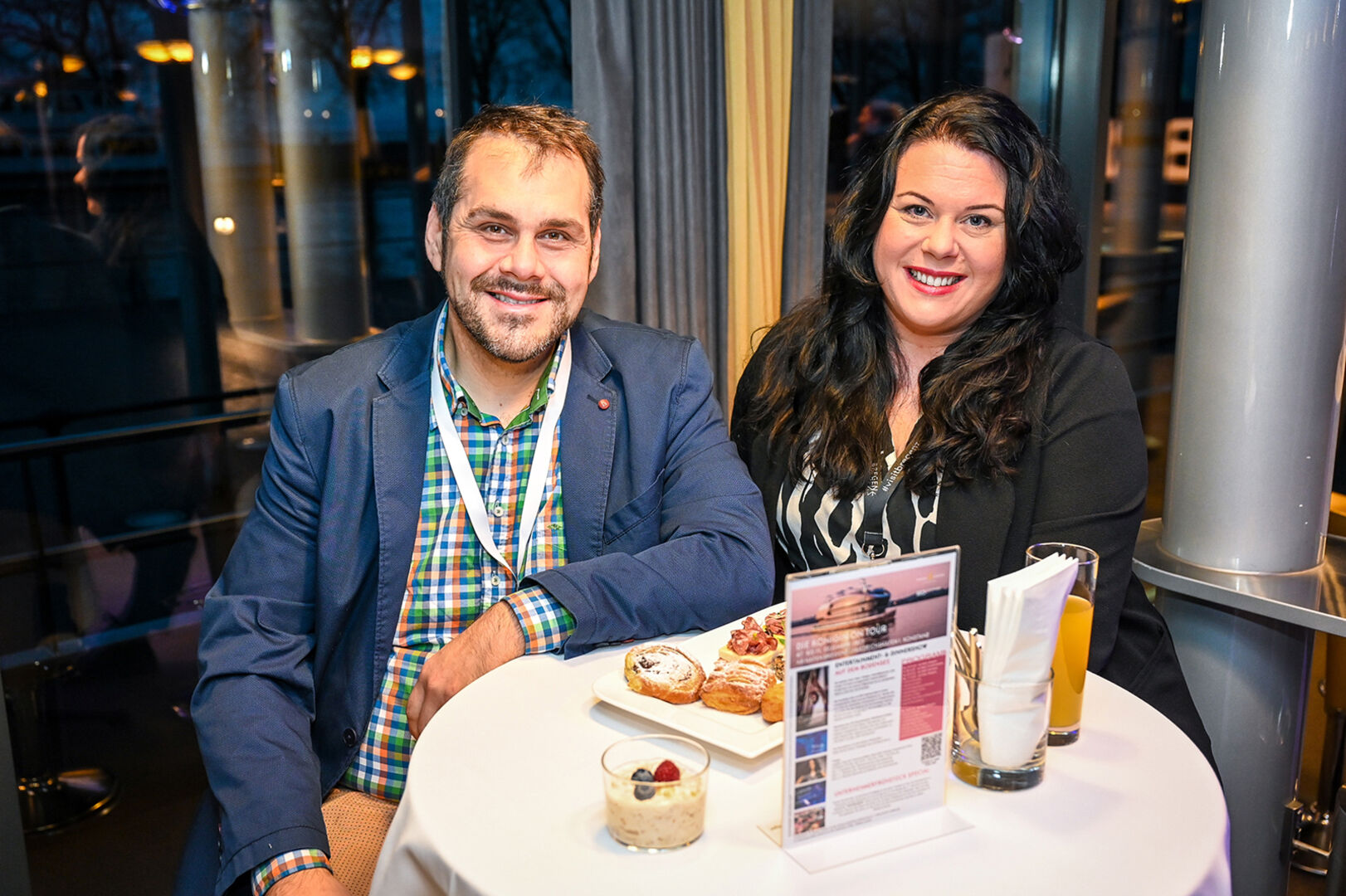 Theodoros Kiapidis und Jessica Bühler (beide Milchpilz Lindau)