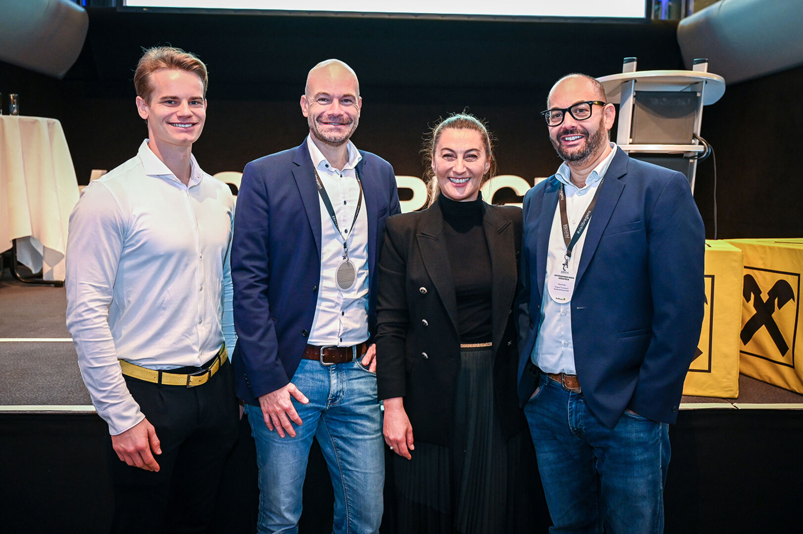 Nicolai Rupp (Vorarlberg Lines), GF Carsten Holz (Lindau Tourismus und Kongress GmbH), Referentin Katrin-Cécile Ziegler und Prokurist Niklas Keller (Tourismus