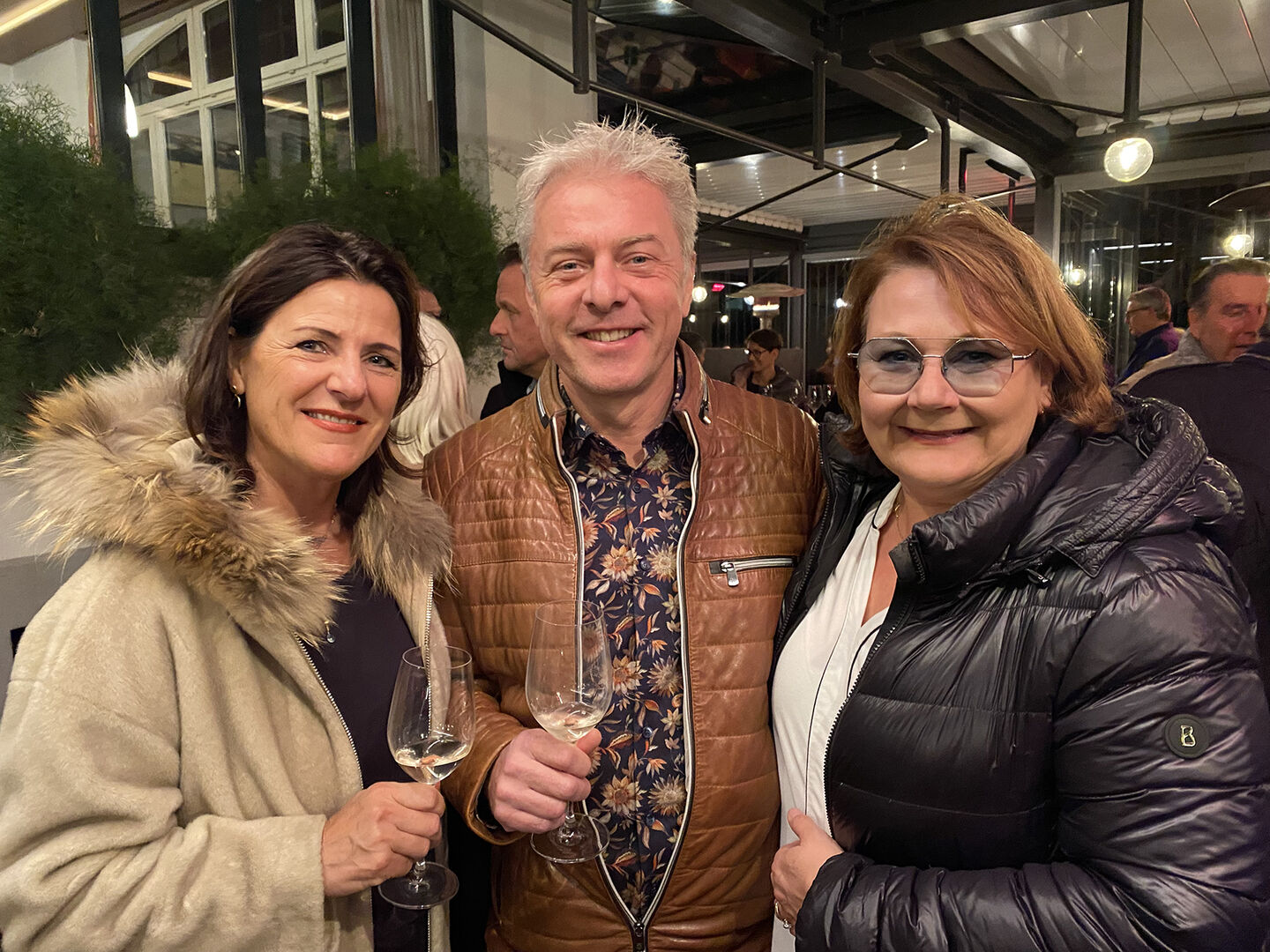 Simone &amp; Gunther Zimmermann (Zimm Lustenau) mit Gabi Narath (Spannrahmen Hard)