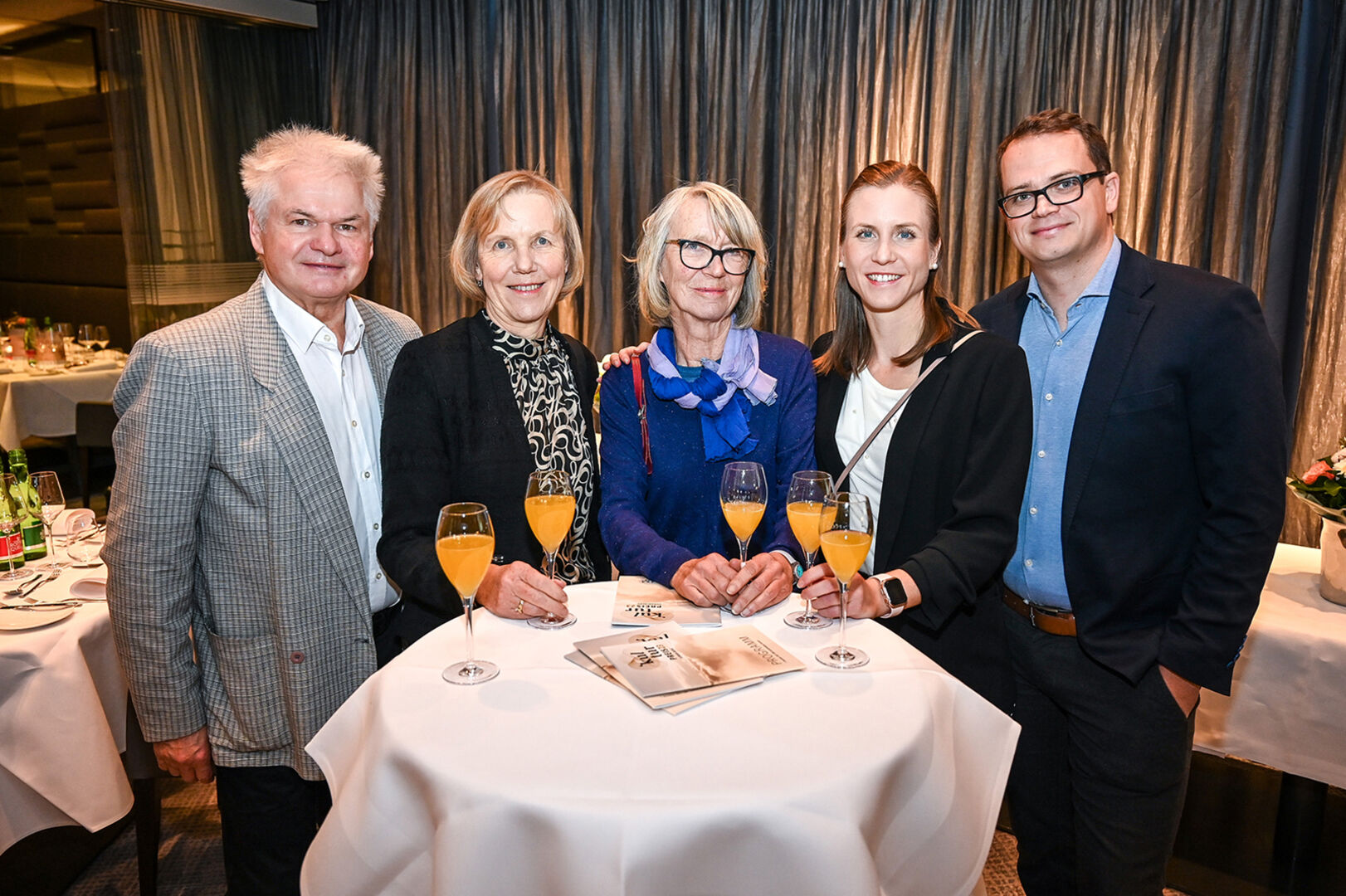 Gerold und Gerda Achberger, Maria Henry, Eva Achberger und Jürgen Marchgrabner (v. li.)