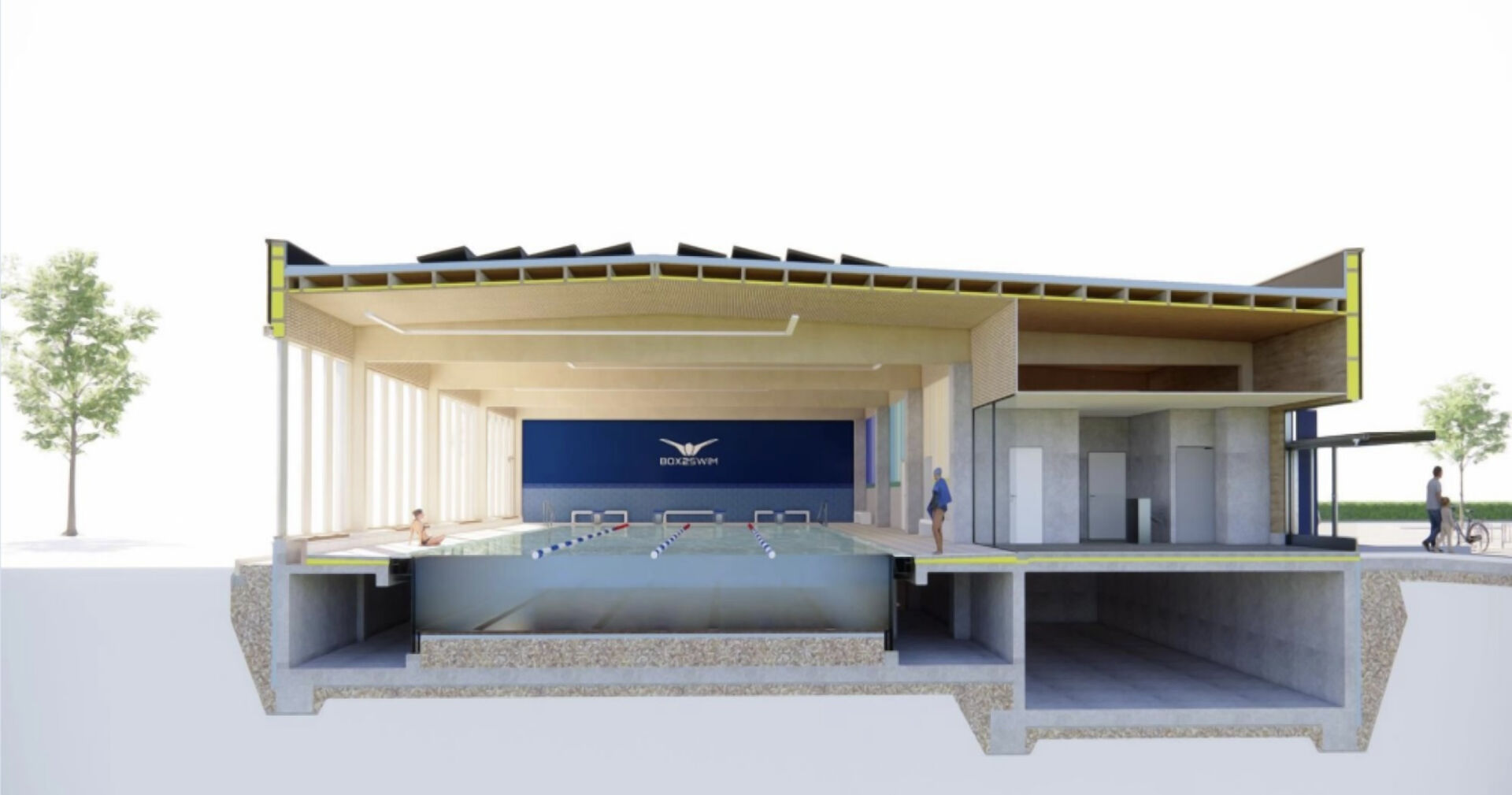 Pläne für das neue Lepi Hallenbad