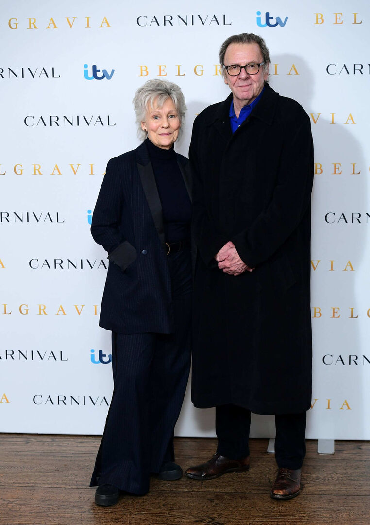 Tom Wilkinson mit seiner Frau Diana Hardcastle bei einer Veranstaltung.