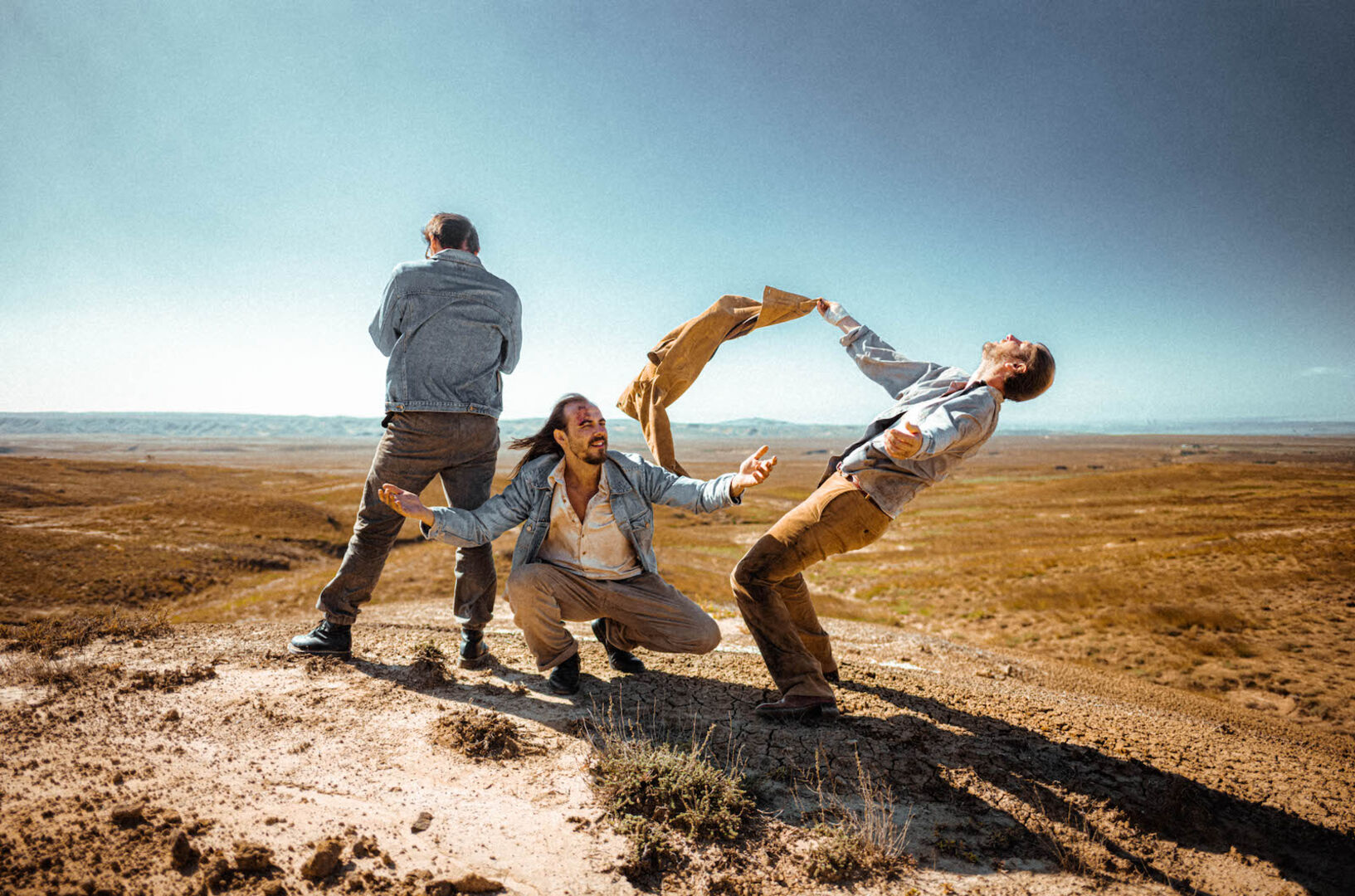 Wanda bei einem Shooting in der Wüste.