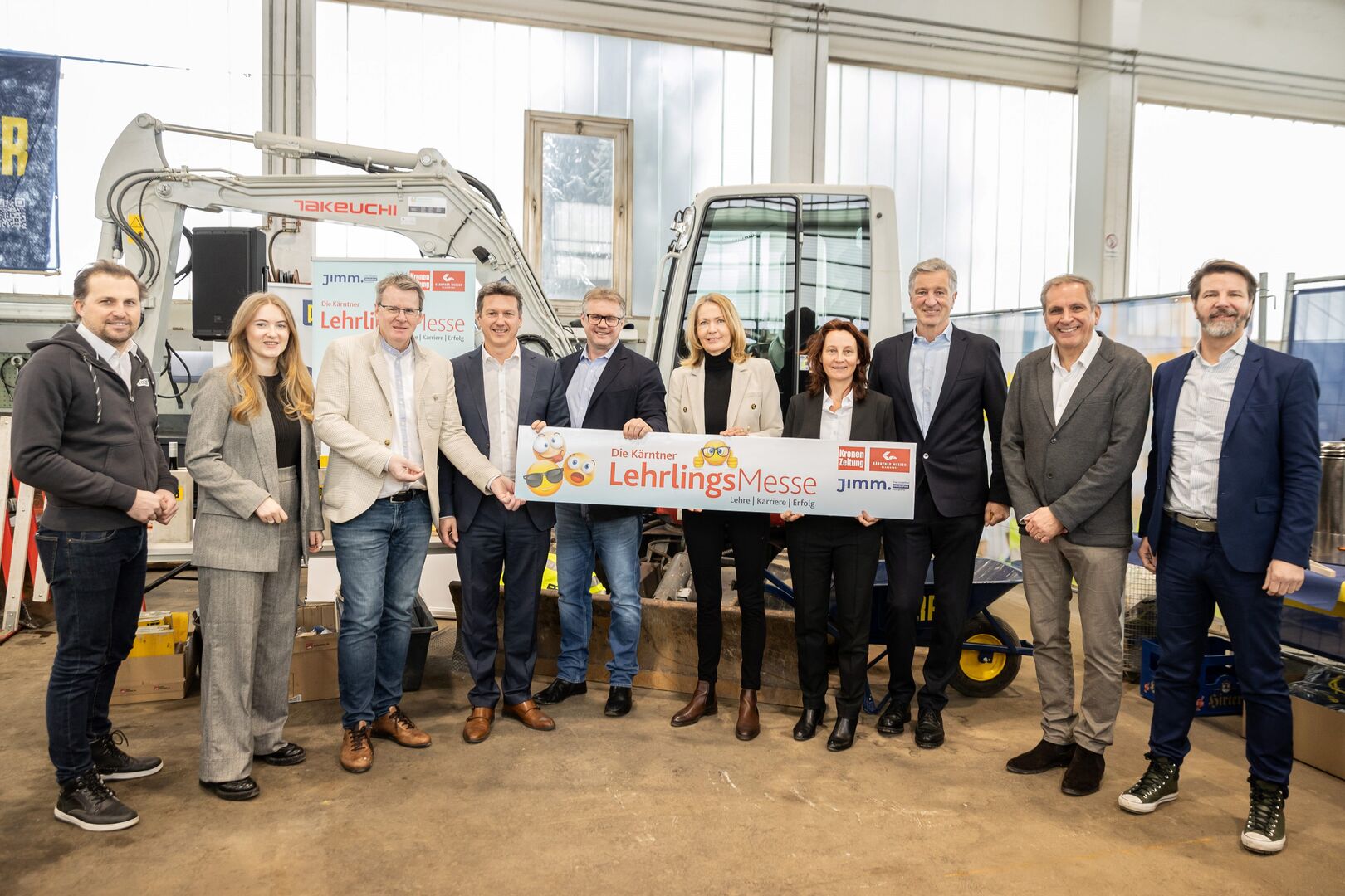 Beteiligte Personen an der Lehrlingsmesse Klagenfurt
