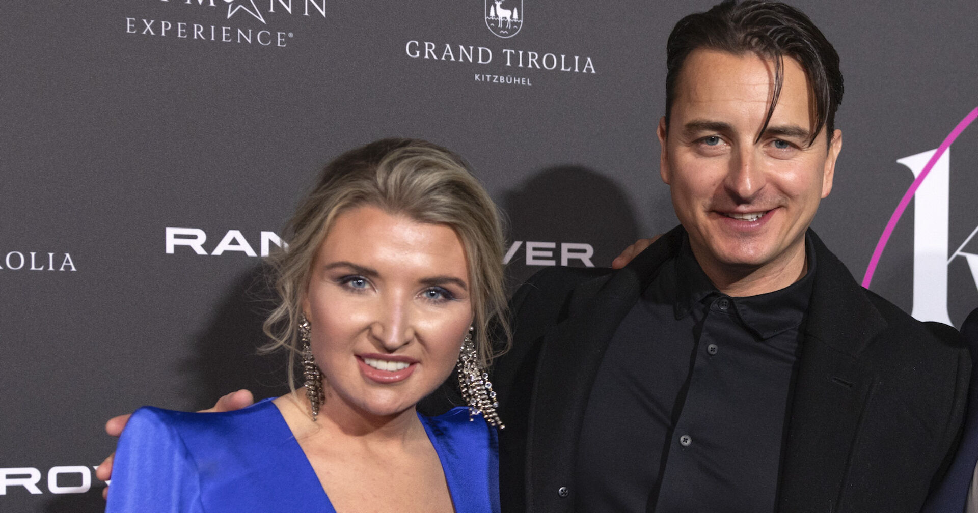 Andreas Gabalier und Sophie Hoffmann beim Gala Dinner in Kitzbühel.