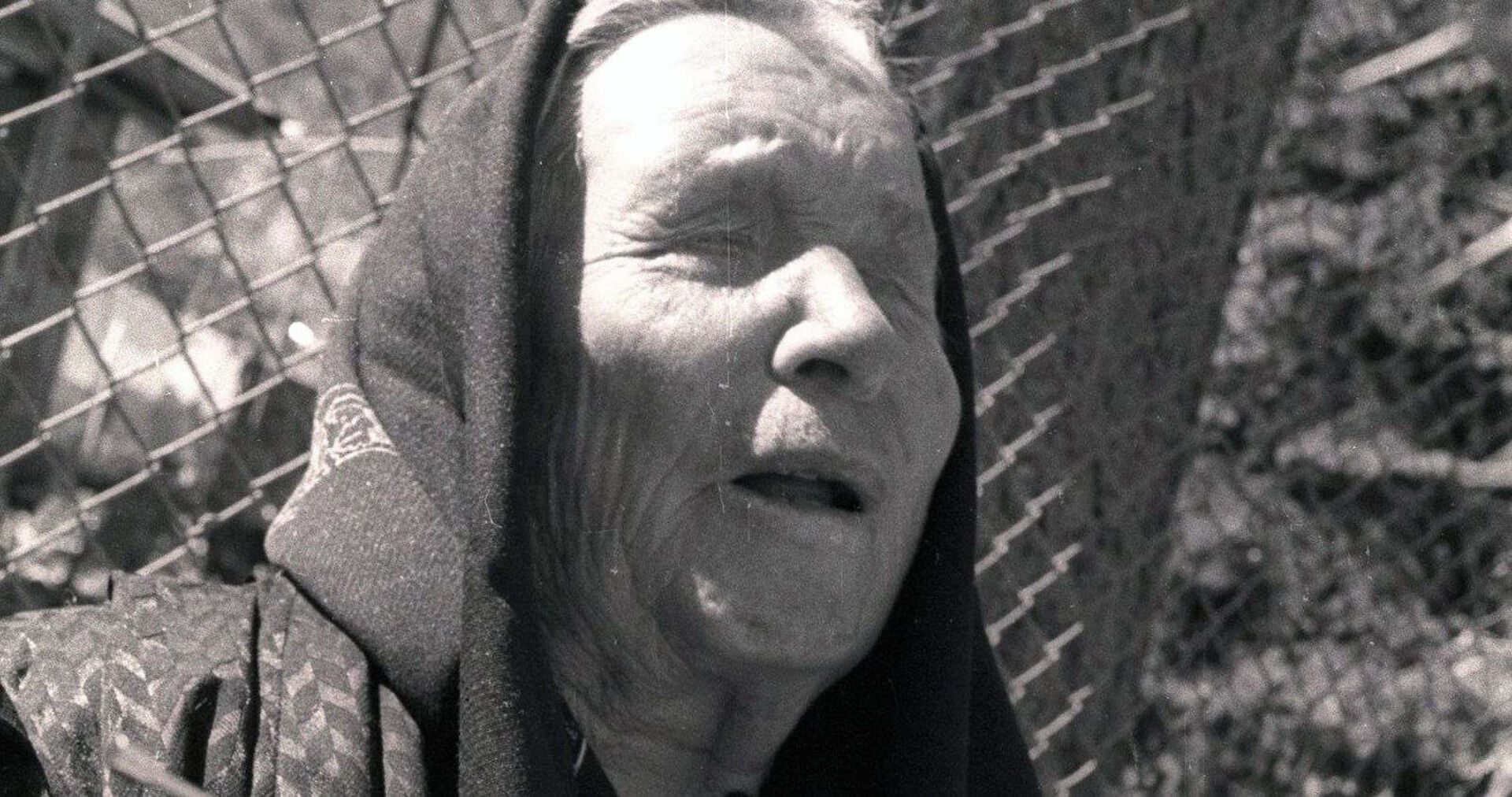 Ein altes Bild der bulgarischen Seherin Baba Wanga.