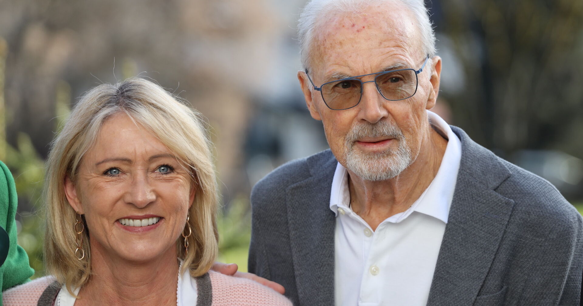 Franz Beckenbauer und seine Frau Heidi.