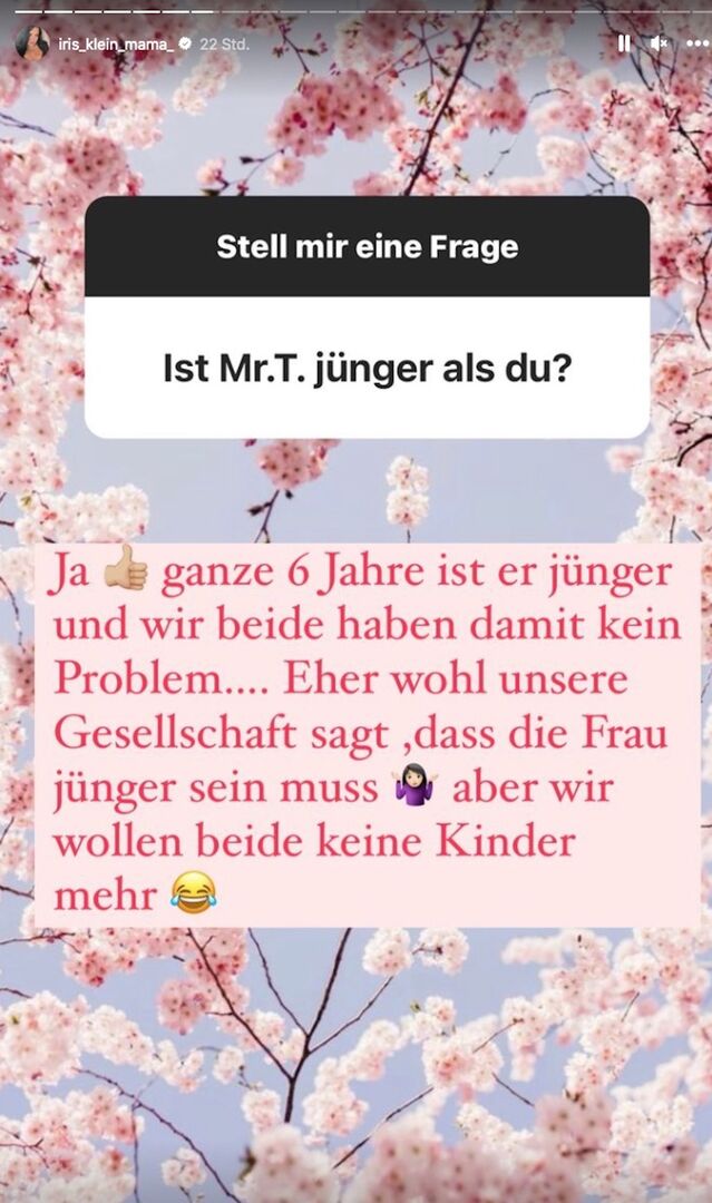 Ein Screenshot aus Instagram.