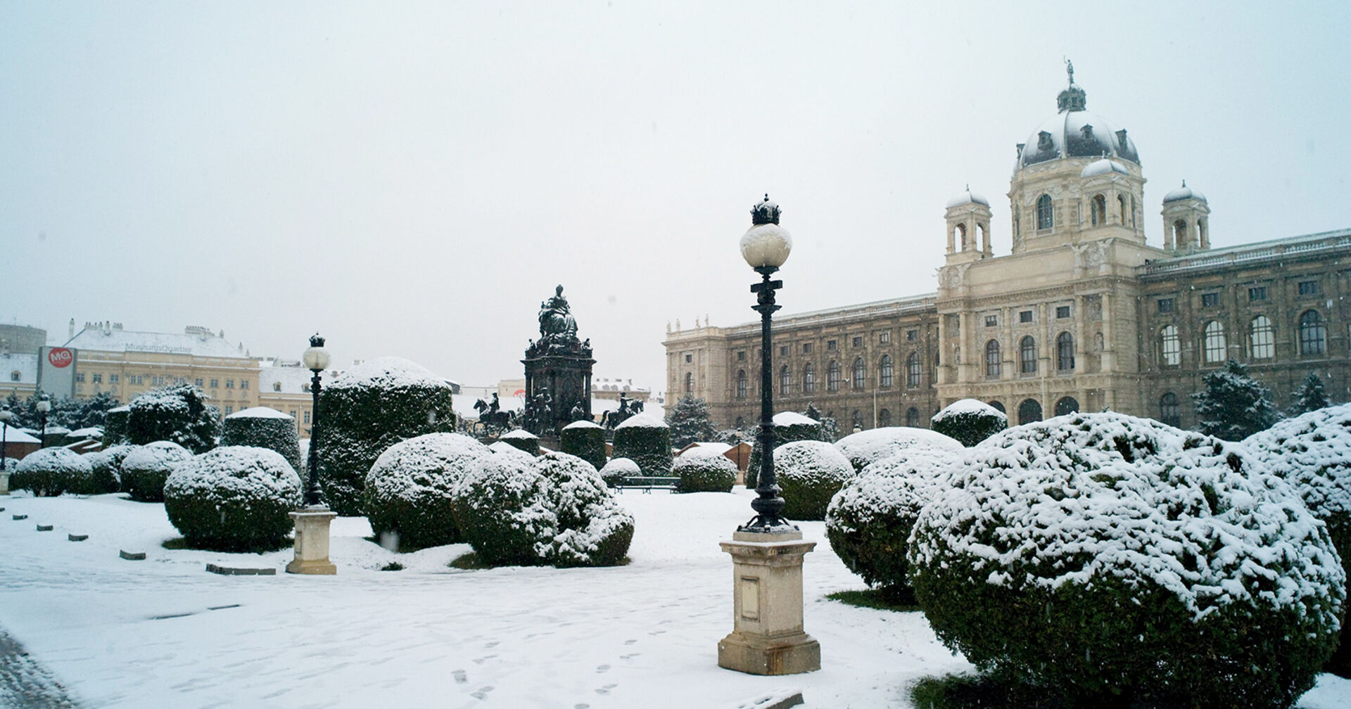 MuseumsQuartier im Winter | Credit: Robert Newald / picturedesk.com