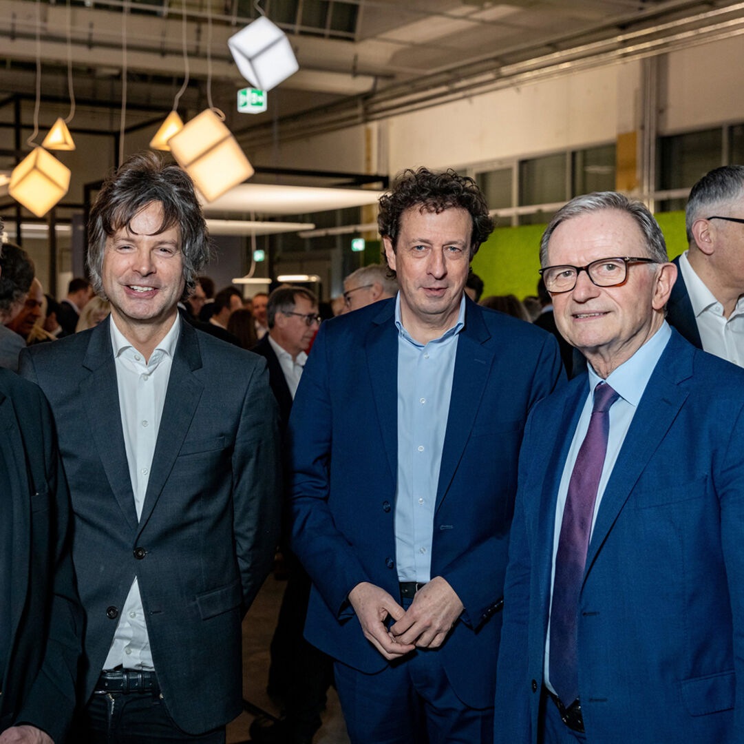 Daniel Wüstner (Rauch), Thomas Bayer (Huber Holding), Karlheinz Kopf (WKO) (v. li.)