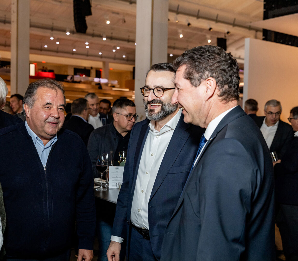 Peter Pfanner und Daniel Prahl (Pfanner), Harald Giesinger (Dornbirner Sparkasse) (v. li.)