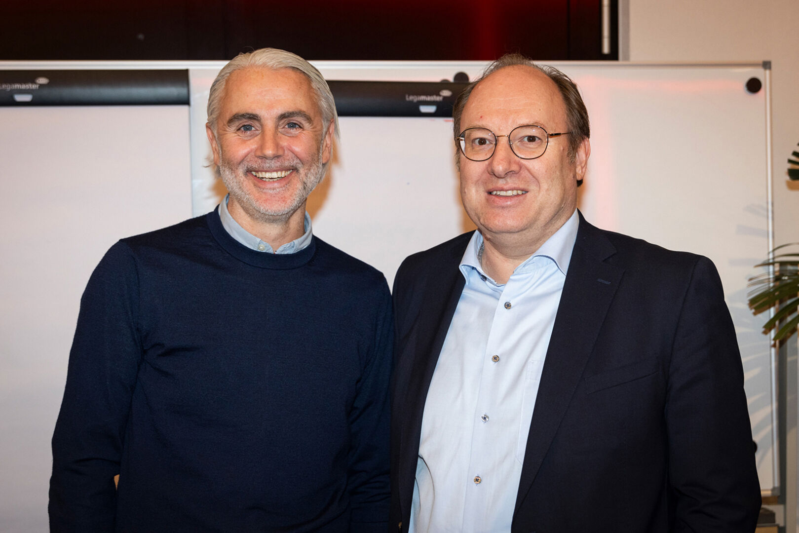 WKV Vize-Präs. Stefan Hagen und Vorstand Gernot Erne  (Raiffeisen im Rheintal) (v. li.)