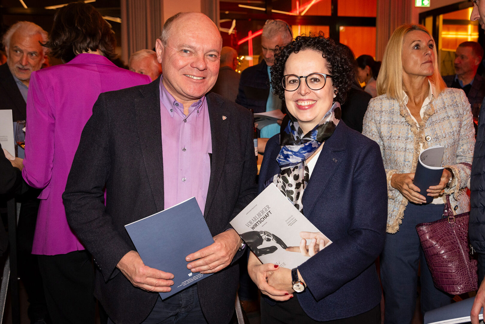 IM Rudolf Gort (Hafner/Fliesenleger WKV) und BR Christine Schwarz-Fuchs