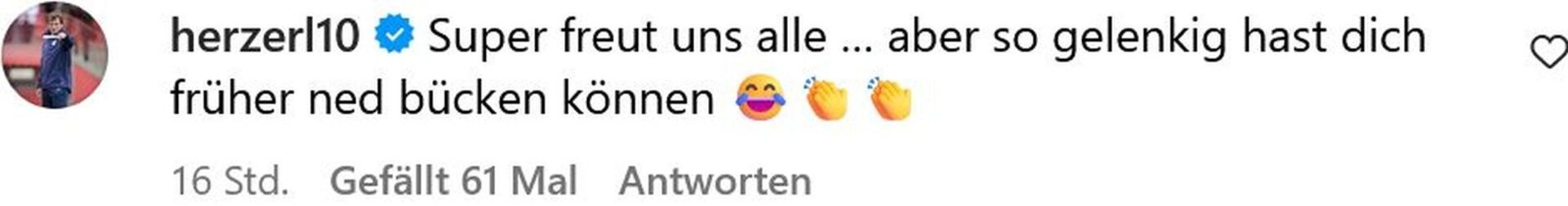 Andreas Herzogs Nachricht an Toni Polster.