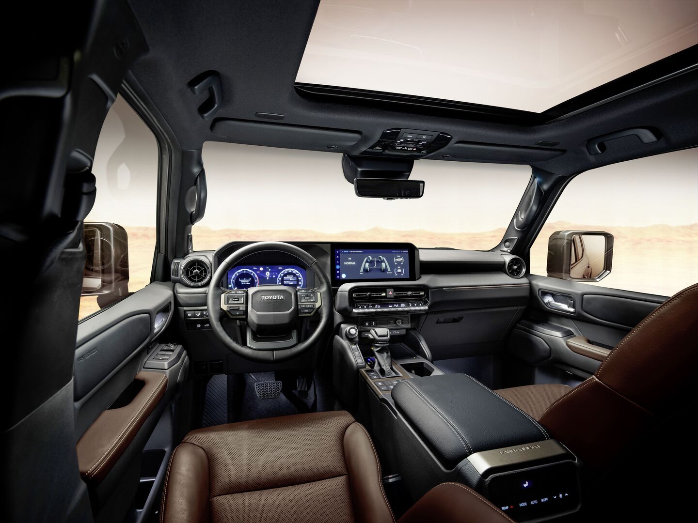 Zum ersten Mal verfügt ein Land Cruiser über eine elektrische Servolenkung.