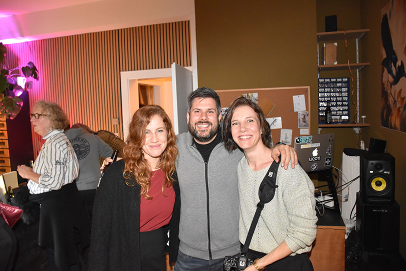 Sandra Amort-Schmitt, Stefan Vögel und Lisa Mathis