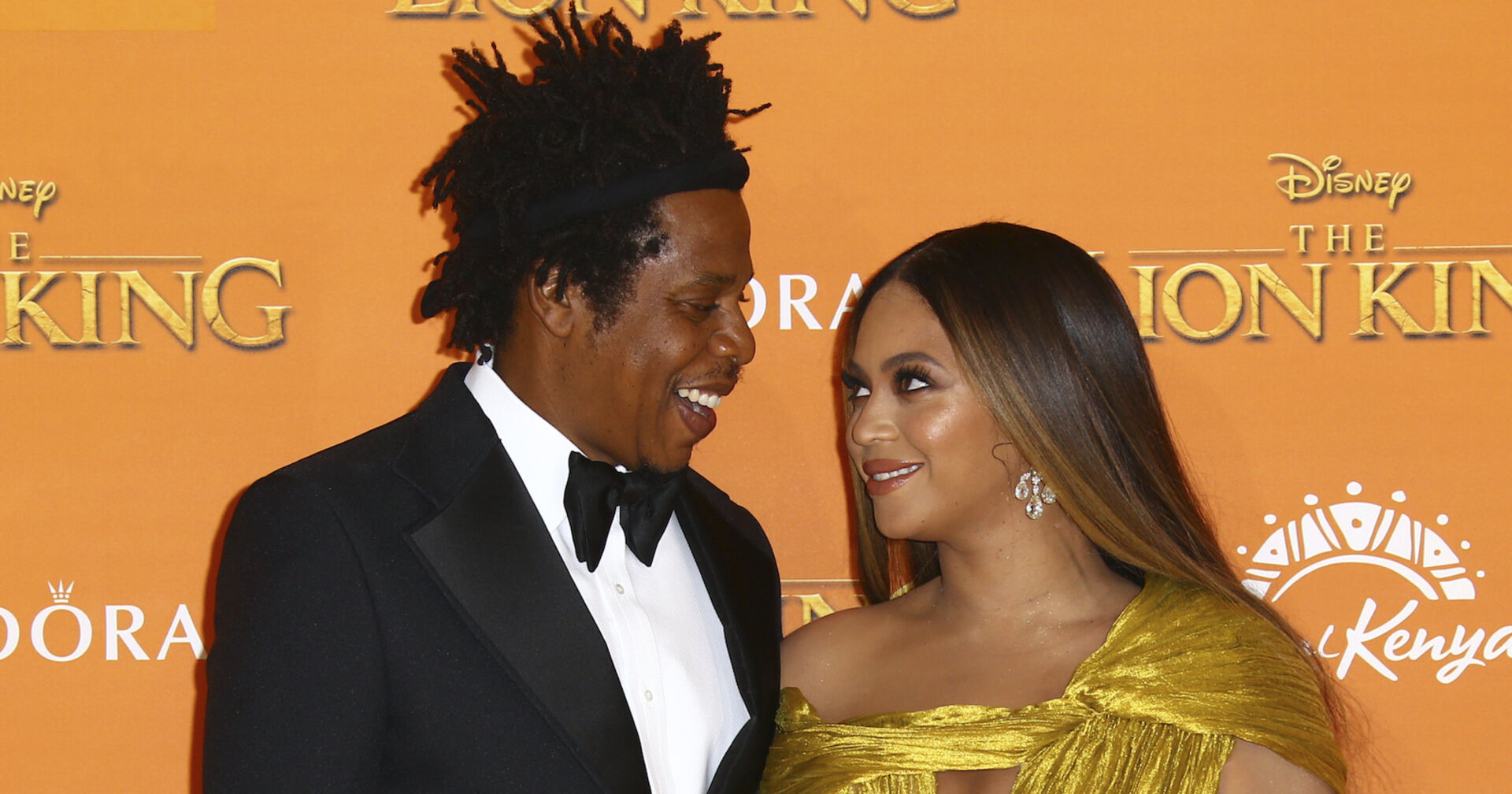 Beyonce und Jay-Z bei der Premiere von Lion King.