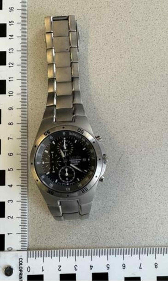 Armbanduhr der Leiche.