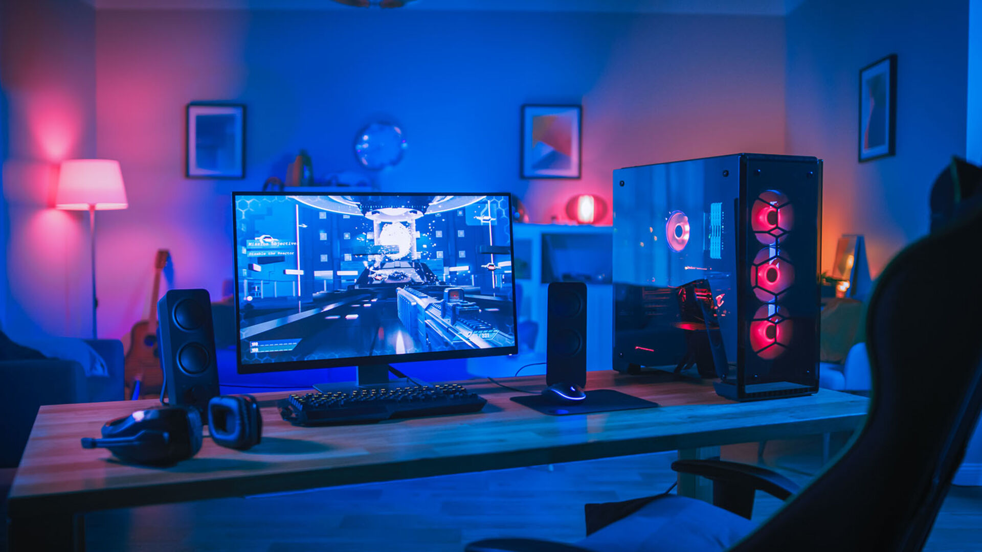 Gaming Room als Männerhöhle | Credit: iStock.com/gorodenkoff