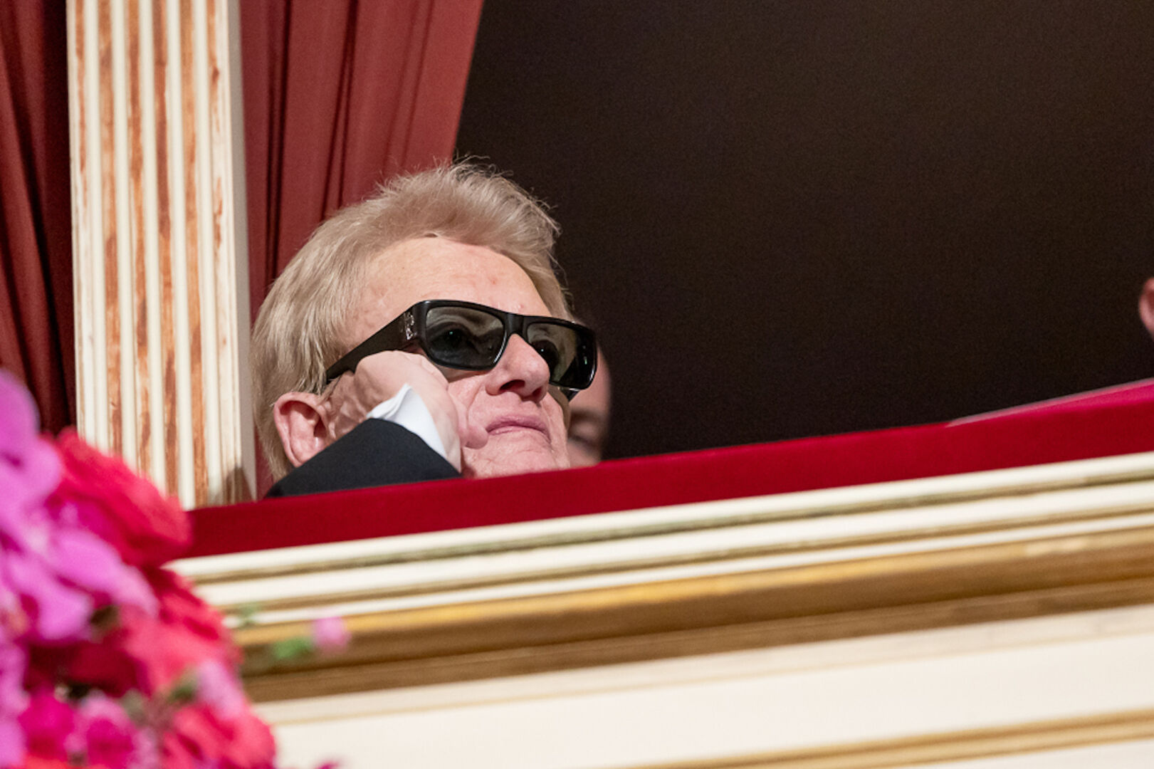 Heino in der Loge beim Opernball.