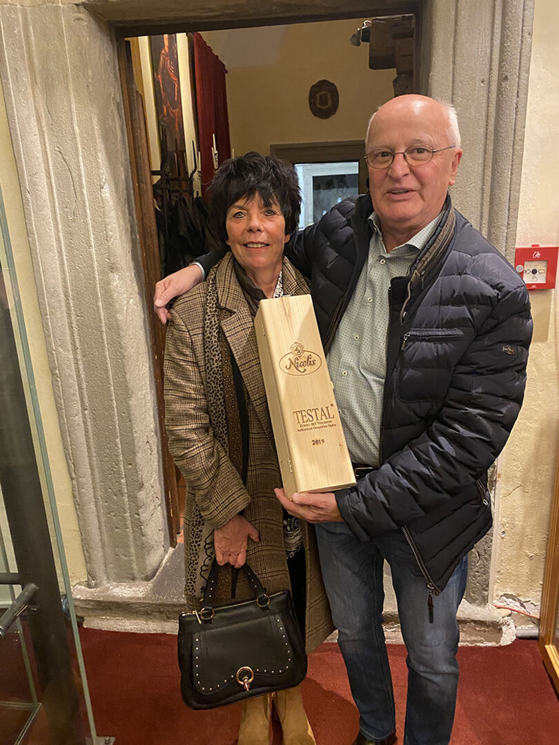 Nicolis Stammkunden der ersten Stunde: Sonja Amann und Karlheinz Jochum (Jokapuwi Höchst)