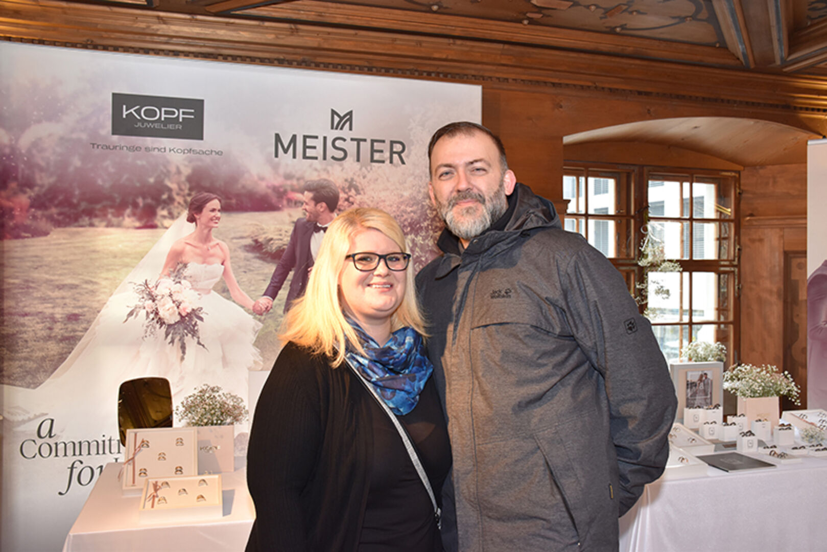Alexandra Vogt und Christian Mauser heiraten 2025 im Schlössle in Götzis.