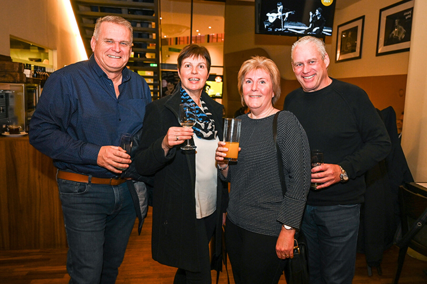 Wirtschaft Dornbirn: Eduard und Birgit Kessler mit Maria und Klaus Schnetzer (v. li.)