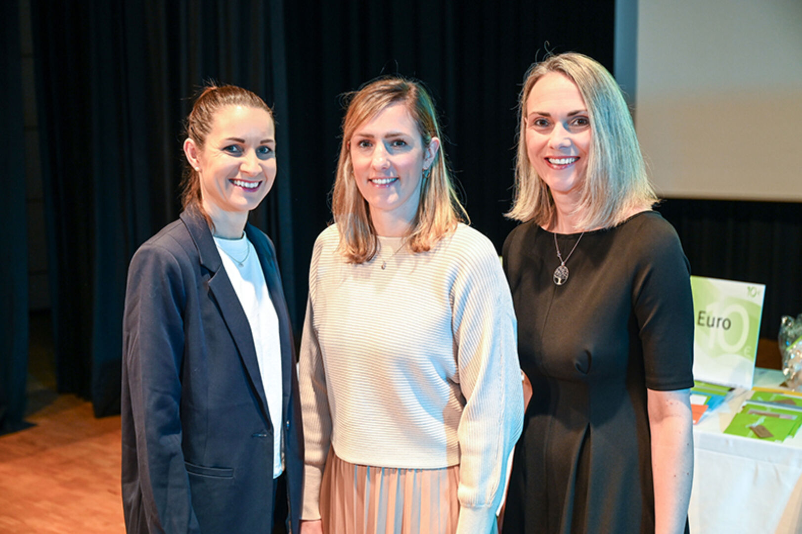 Alexandra Feuerstein, Anna Hecht und Conny Patterer (WG Götzis + Wirtschaft amKumma)