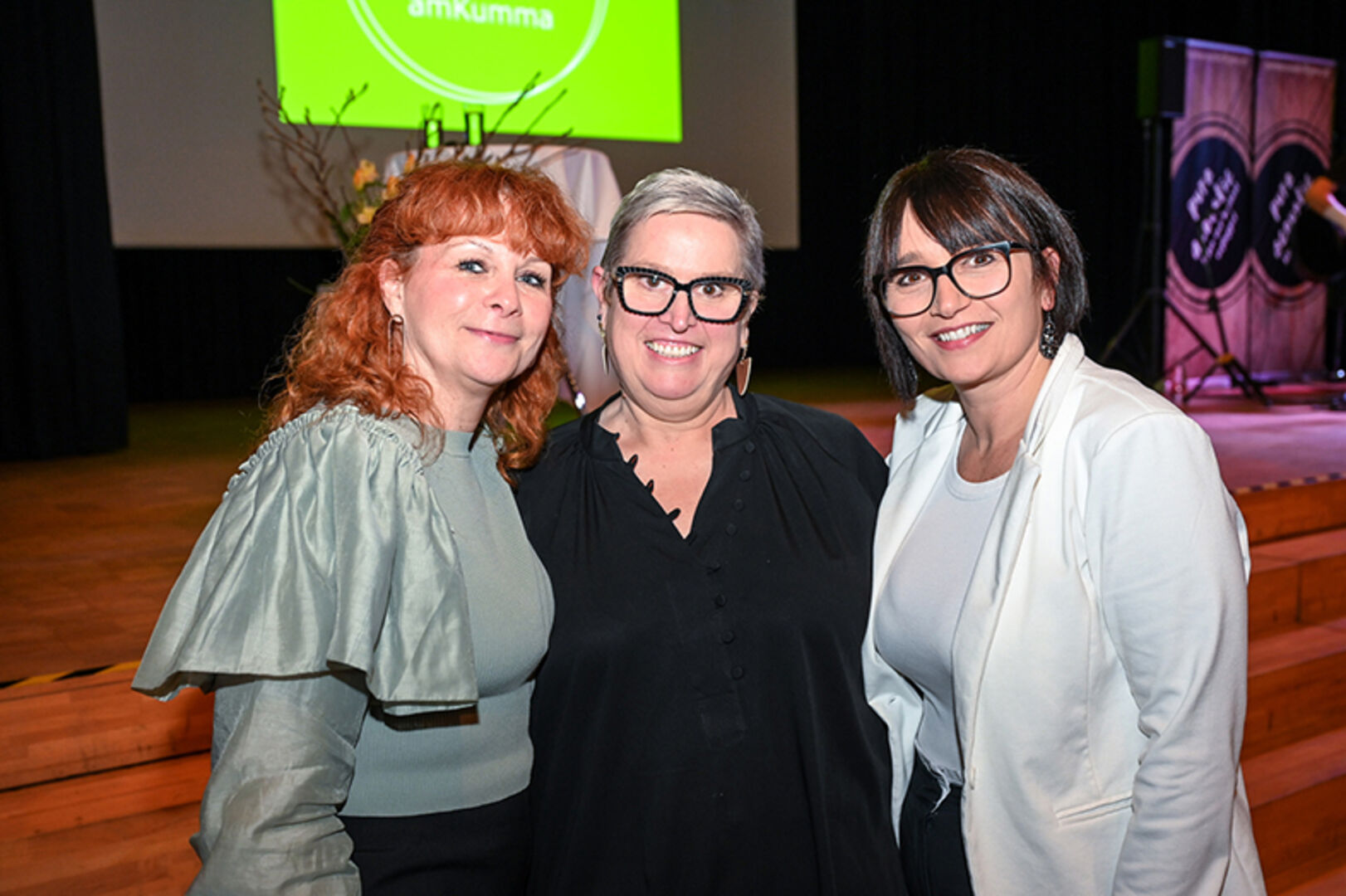 Manuela Winterleithner (Integra Vbg.), Manuela Scharf und Plesa Patricia (Sowana, Altach )
