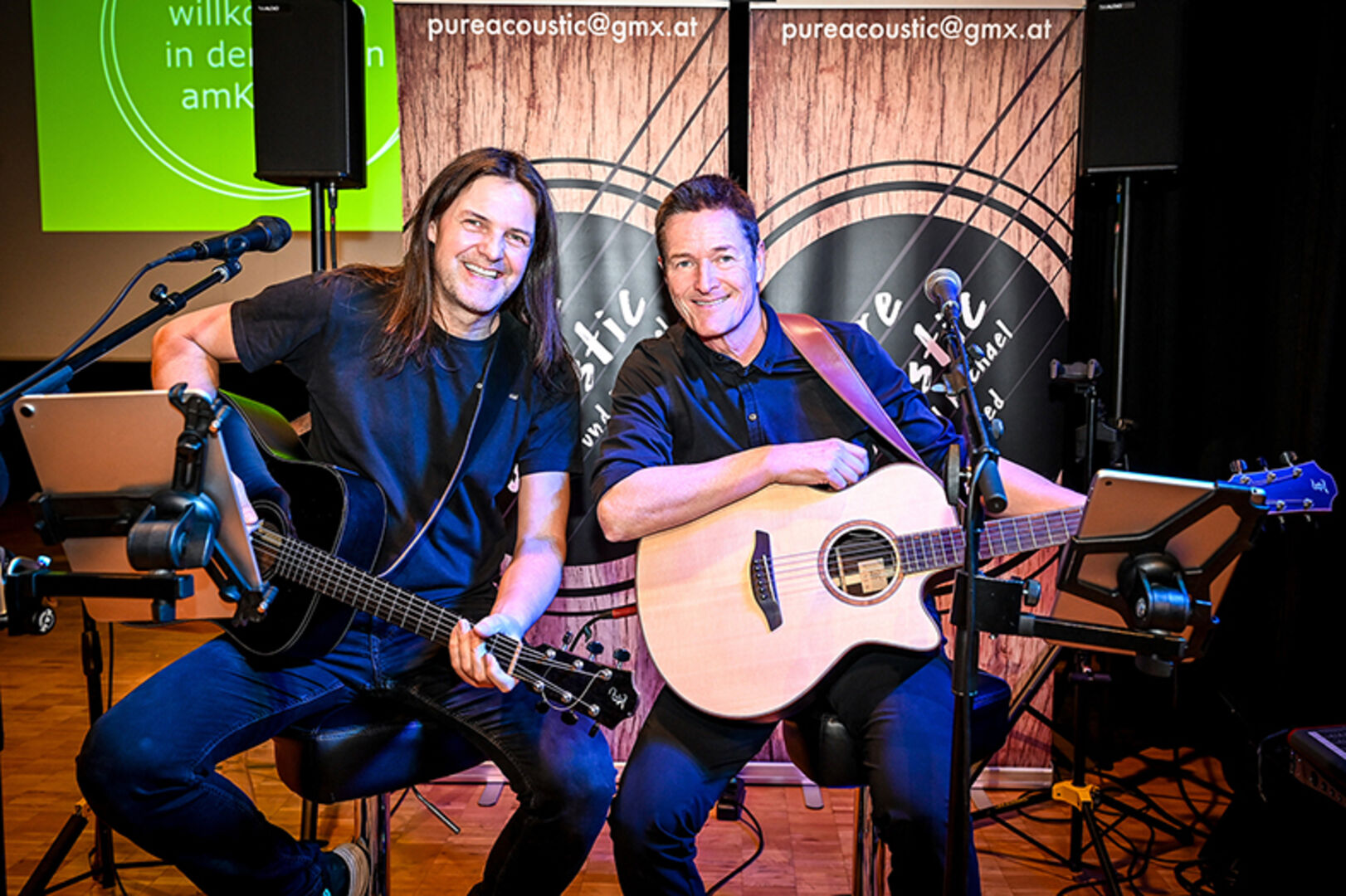 Klaus und Michael von „Pure Acoustic“