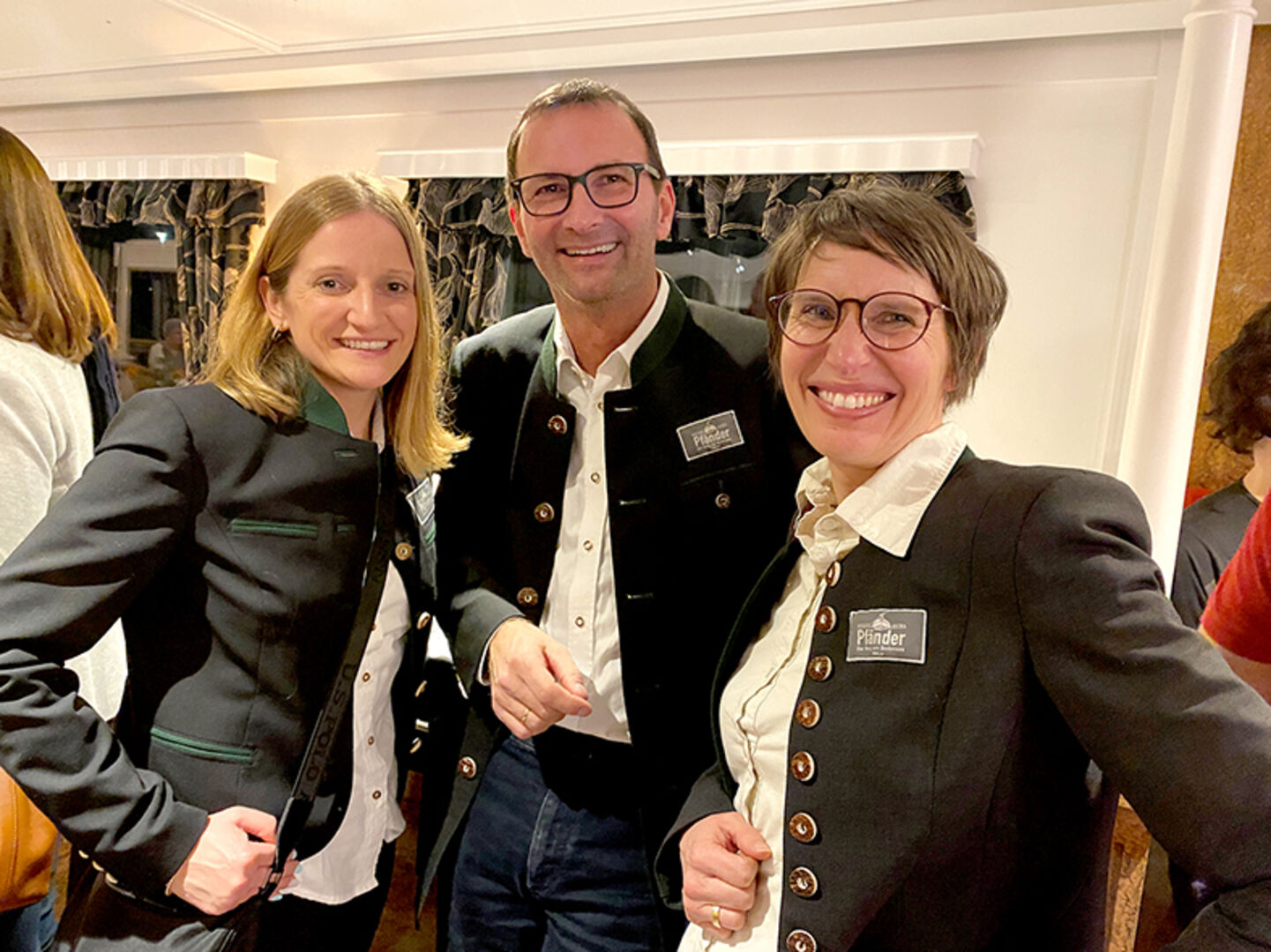 Corina Seiter, Raimund Kreuer und Birke Nussbaumer (Team Pfänderbahn) (v.li.)