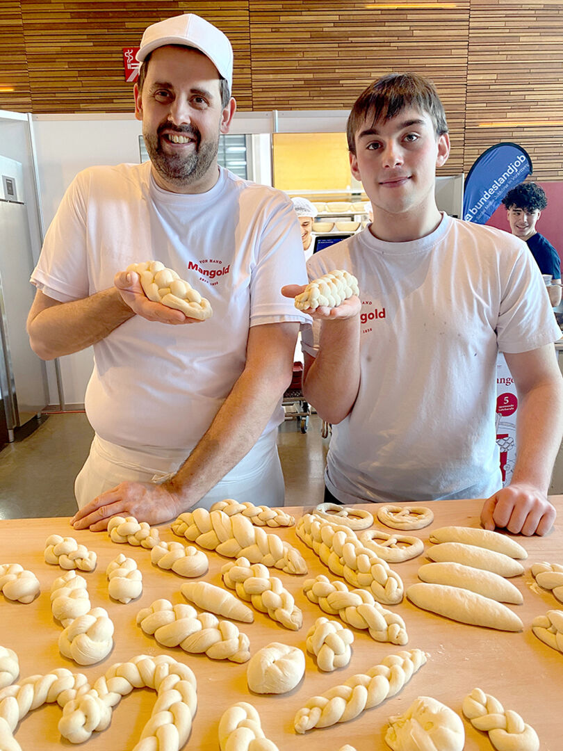 Jörg Feld und Max Fitz (Mangold Bäckerei)
