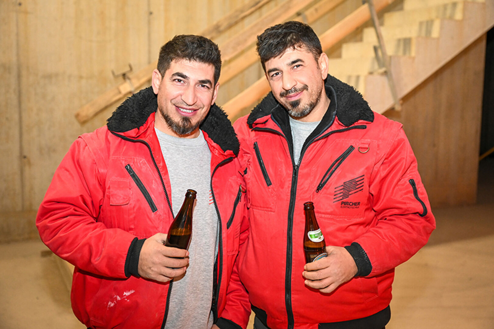 Brüder Ismet und Özkülük Erhan (beide Pircher Elektrotechnik) (v. li.)