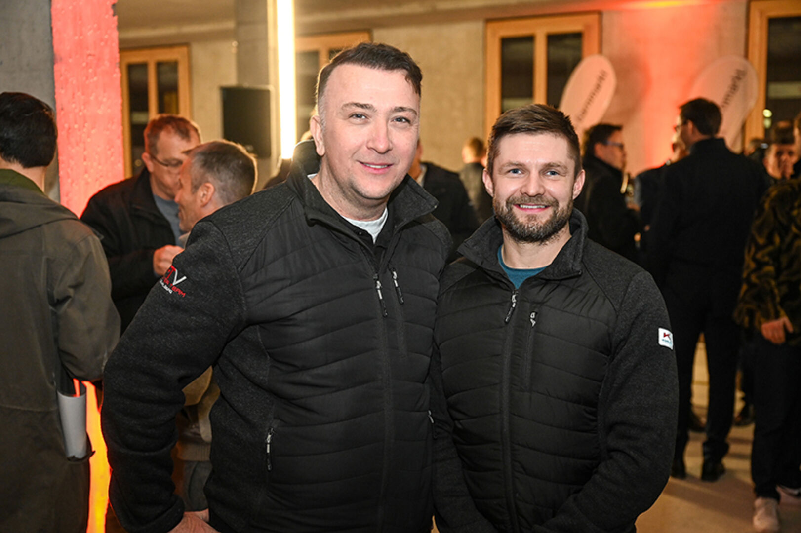 GF Aldin Sulejmanagic und GF Erdinc Bingül  (beide Fenster Team Vorarlberg) (v. li.)